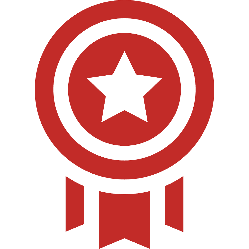 Red quality symbol